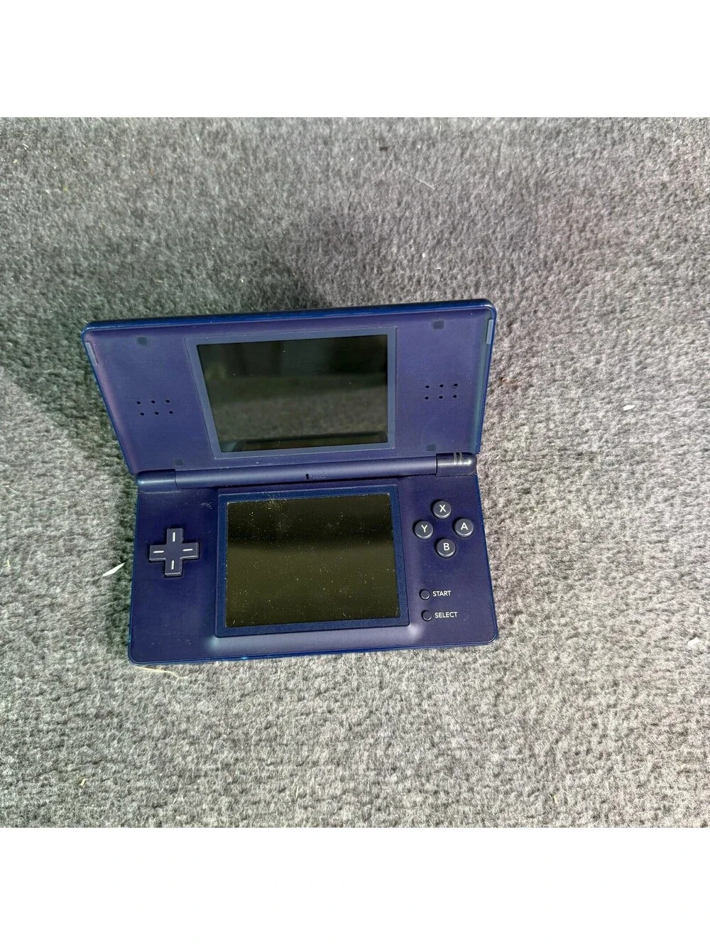 Nintendo DS Lite Blue Handheld Console USG-001 Tested works Charger Stylus